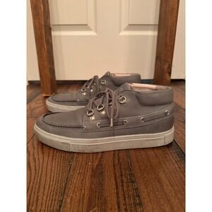 Blackstone Mens NM 09 Nordic Blue Mid Top Leather Lace Up Sneakers Shoes